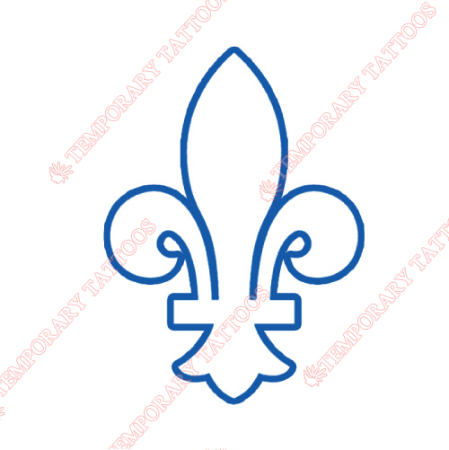 Quebec Nordiques Customize Temporary Tattoos Stickers NO.7153